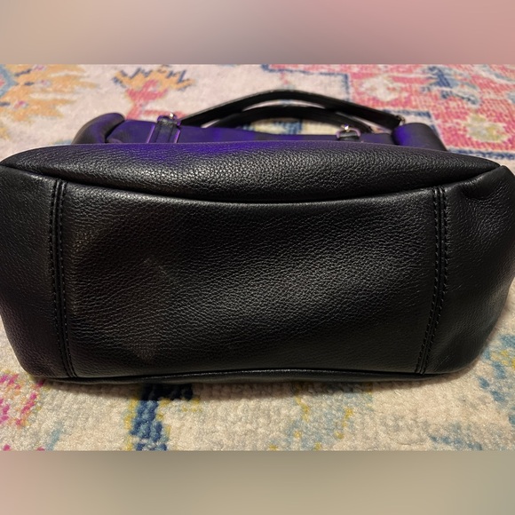 Kate Spade Kingston Drive Vivian Black Leather Tote with Zip Closure - Picture 11 of 13